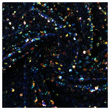 

Width130cm High Quality Colorful Sparkly Paillette Fabric 3D Foam Embroider for DIY Wedding Party Dress Home Decor Sequin Fabric