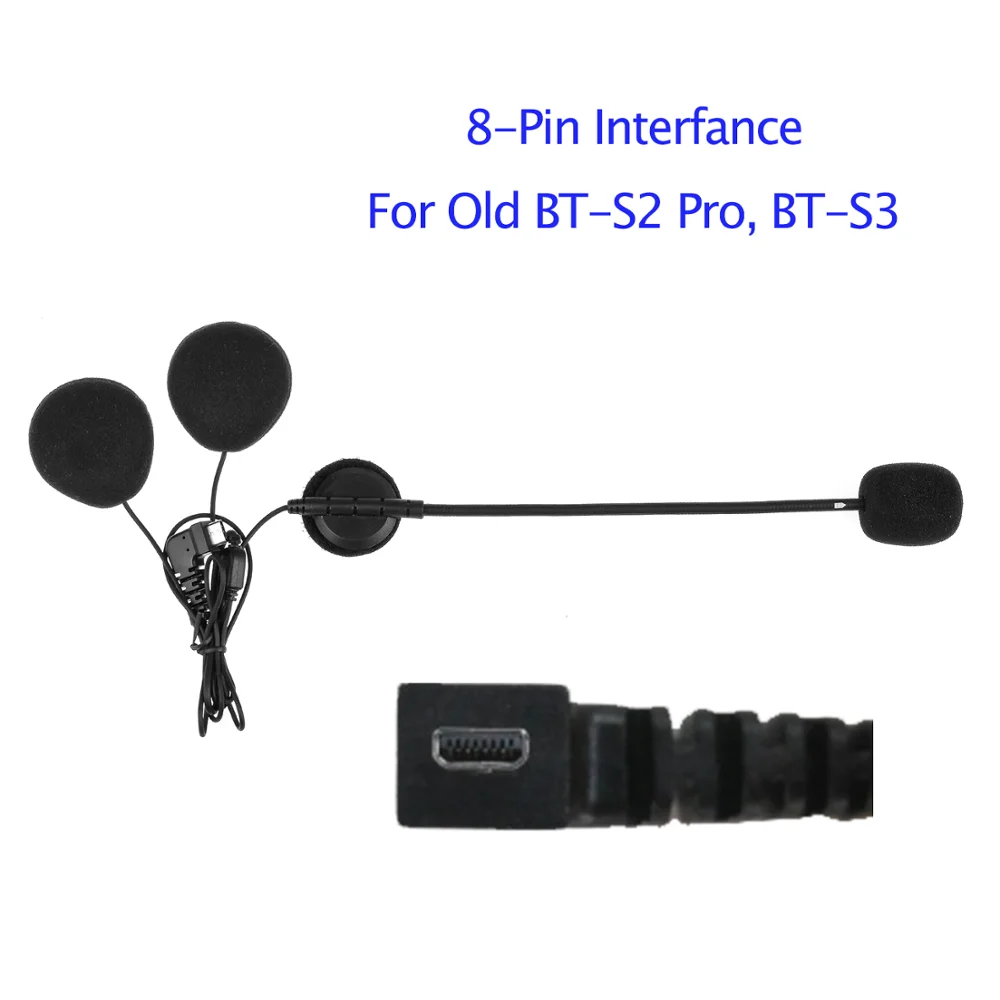 Fodsports BT-S2 S3 zestaw słuchawkowy z hełmofonu słuchawki 8-interfejs wtykowy motocykl bezprzewodowy hełm Bluetooth Interphone Hard/Soft Mic Fodsports BT-S2 S3 zestaw słuchawkowy z hełmofonu słuchawki 8-interfejs wtykowy motocykl bezprzewodowy hełm Bluetooth Interphone Hard/Soft Mic