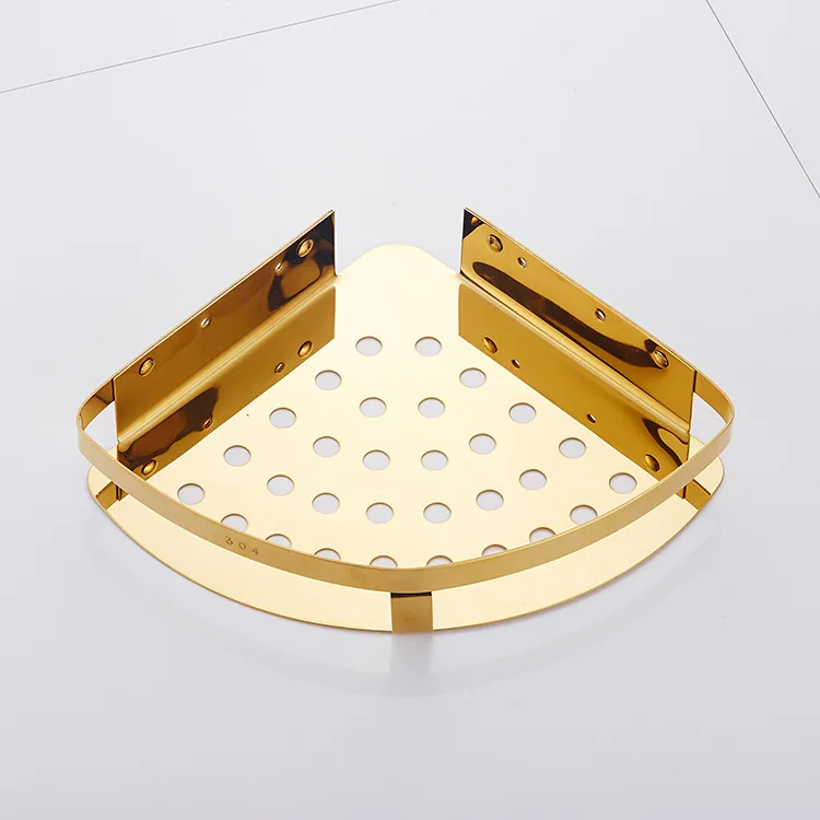 304 нержавеющая сталь титан золотой треугольник бар стиль толстый Туалет Ванная комната стойку Parvenu золото экологически чистый мат