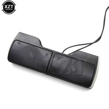 

Portable Mini USB Stereo Speaker Soundbar clipon Speakers for Notebook Laptop Phone Music Player Computer PC with Clip