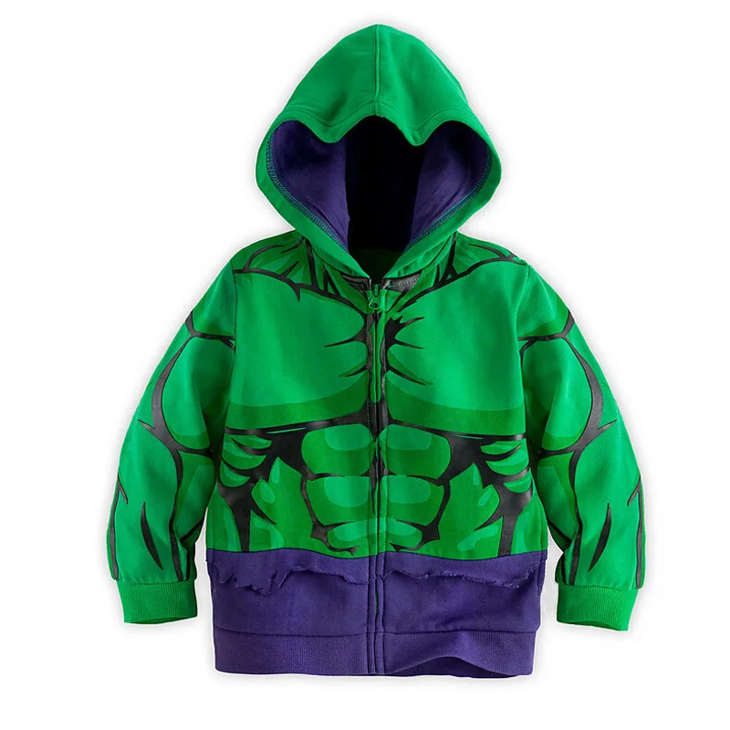 

BOY'S Hulk Zipper Cardigan Coat Avengers Coat CHILDREN'S Sweater