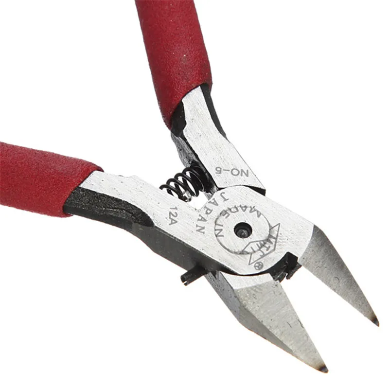 Mini Wire Cutter Cutting Pliers Wire Cutter Wire Cutting Pliers Wire Pliers 125mm Diagonal Beading Cable Wire Side Oblique Cutter Cutting Nippers Pliers Tool SNO88