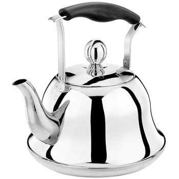 

Whistling Kettle for Gas Stove 2L Steel Whistle Tea Kettle Water Bottle