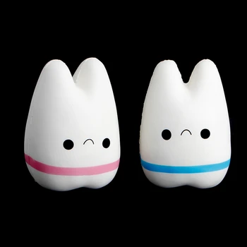 

Cute Tooth Jumbo Squishy Slow Rising Squeeze Stress Hand Soft Toy Phone Pendant