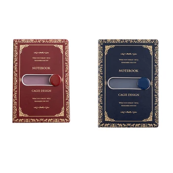 

Retro Business Notebook A5 Classic PU Notebook Diary Stationery Creative Vintage Diary Gift