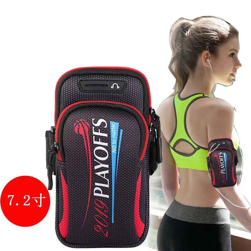 

Universal 7.2'' Waterproof Sport Armband Bag Running Jogging Gym Arm Band Mobile Phone Bag Case Cover Holder for iPhone huawei