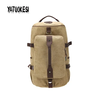 

YATUOKESI Casual Backpack for Men Travel Backpack Retro Outdoor Sports Canvas Laptop Backpacks For Teenagers Girls Boys Rucksack