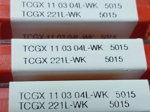 10 шт. твердосплавная вставка TCGX 110304L-WK 5015