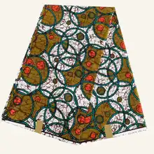 Мягкая африканская парафинированная ткань, африканская ткань для платья, воск, хлопок, ткань, текстиль, 6 ярдов, Дашики, ткань