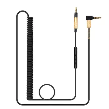 

For -Sennheiser Momentum 2.0 /-HD4.40/4.50 On Ear Over Ear With MIC Spring Cable