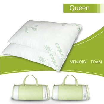 

Premium Firm Hypoallergenic Bamboo Fiber Memory Foam Pillow King (Single/Nantong) J99Store
