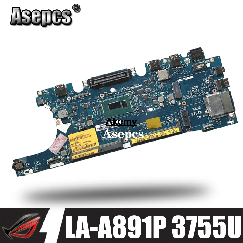 

CN-08FKX9 8FKX9 FOR DELL LATITUDE E5250 laptop motherboard ZAM60 LA-A891P celeron3755U mainboard NOTEBOOK PC