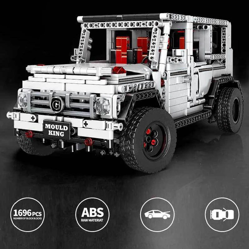 Горячая техника 1:10 масштаб моделирование Suv строительный блок Brabus Benz G65 автомобиль кирпичи оттягивать сборку кирпичи коллекция игрушек