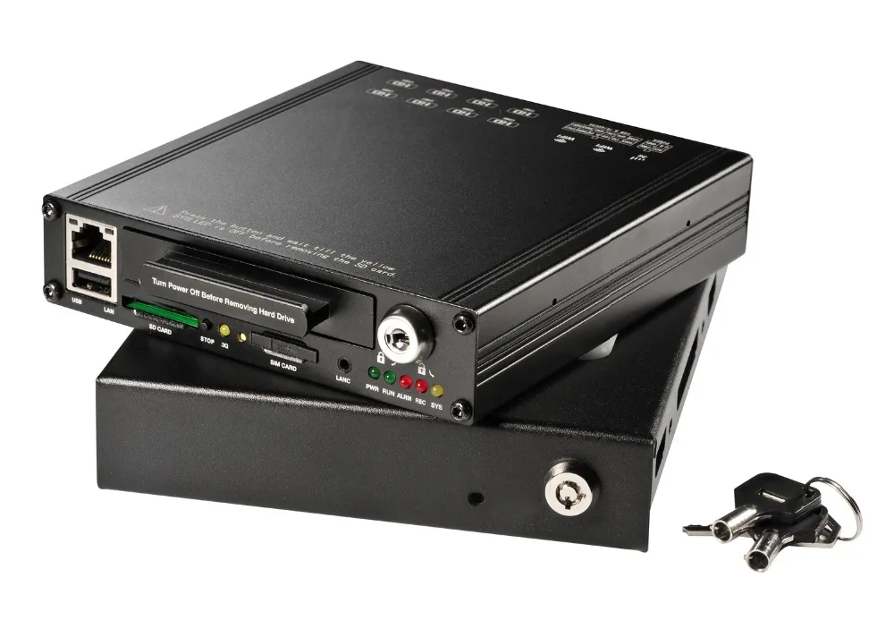 HDVR8085 8 канальный 1080P Автомобильный видеорегистратор комплект мобильного
