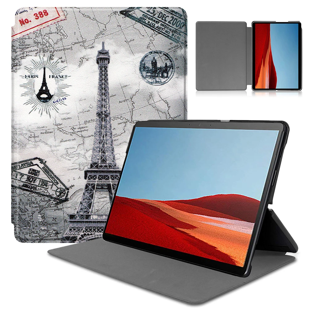 Для microsoft Surface Pro X чехол из искусственной кожи чехол-подставка для Surface ProX 13 дюймов планшет защитный чехол-книжка