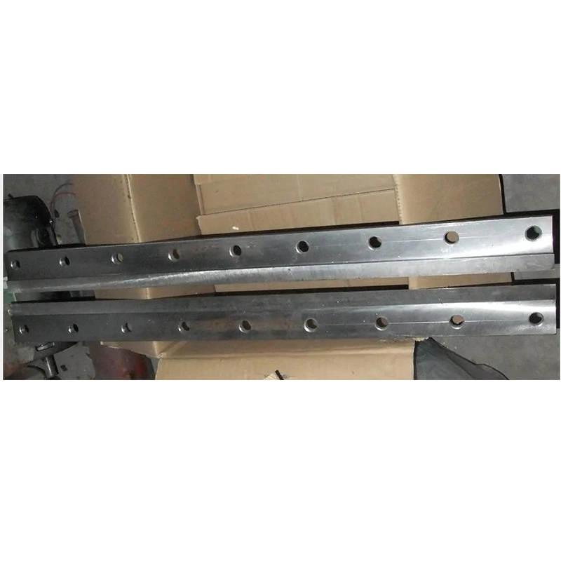 

Bag making machine blade Cold cutting knife length 380mm 525mm 600mm 650mm 700mm 800mm 825mm 850mm up and down total two pcs