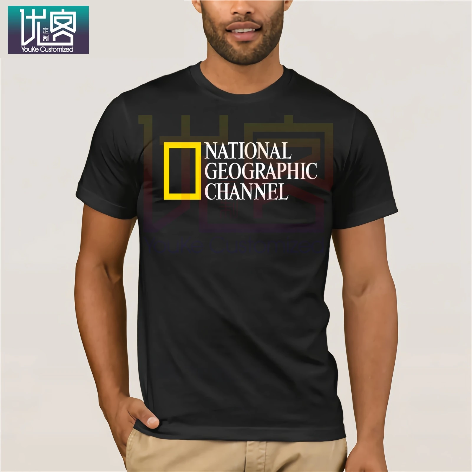 

national geographic channel T-SHIRT Clothes Popular T-Shirt Crewneck 100% Cotton Tees Amazing Short Sleeve Unique for Men Tops