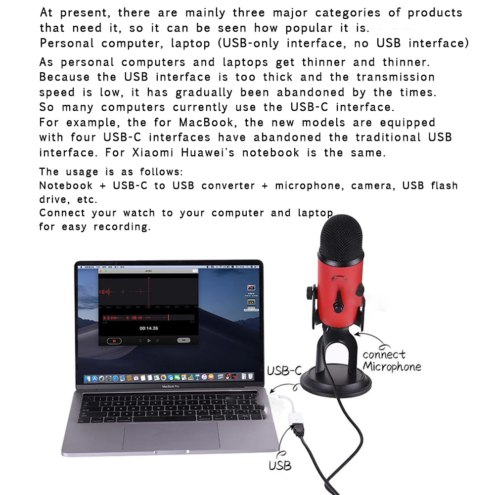 Компьютер ноутбук планшет телефон с функцией OTG type-C к USB 3,0 адаптер USB-C к USB 3,0 OTG конвертер USB-C к USB OTG адаптация