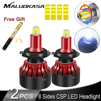 

H7 LED Headlight Bulb 8 Sides CSP 360 Shine LED H7 H8 H11 H1 Fog lights 13500LM LED Car Lights HB3 HB4 LED Bulbs Auto Lamp 12V