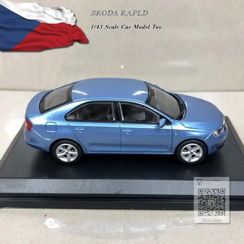 Модель автомобиля из литого металла ABREX в масштабе 1/43 SKODA RAPLD игрушка для