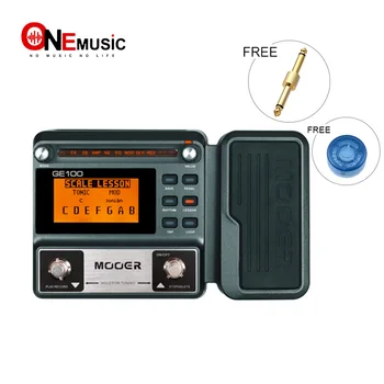 

NEW MOOER GE100 Guitar Multi-Effects Processor Large high brightness LCD display pedal Effect pedal with gold pedal connector