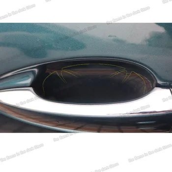 

Lsrtw2017 Rhino Skin Car Door Bowl Sticker Protective Film for Peugeot 5008 3008 2019 2020 InteriorAccessories