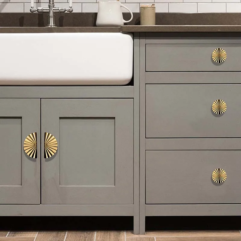 Sunflower Plastic Handle Nordic Light Luxury Cabinet TV Cabinet Handle Modern Simple Golden Wardrobe Door Creative,furniture handles,kitchen door handles