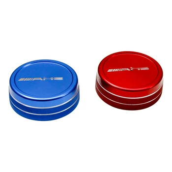 

CNPARTS For Mercedes W203 W204 W205 W211 Benz A B C E Class GLK GLA CL GL SLK GLS AMG Car Styling Stickers Multimedia Knob Cover