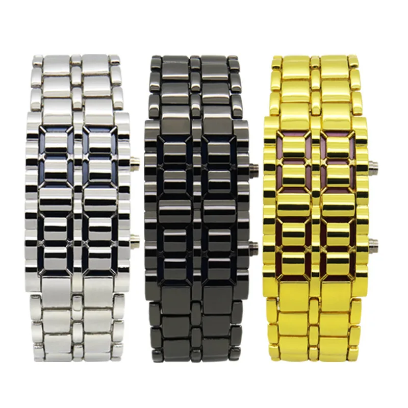 

Fashion LED Electronic Watch Students Chain Lava Watch-