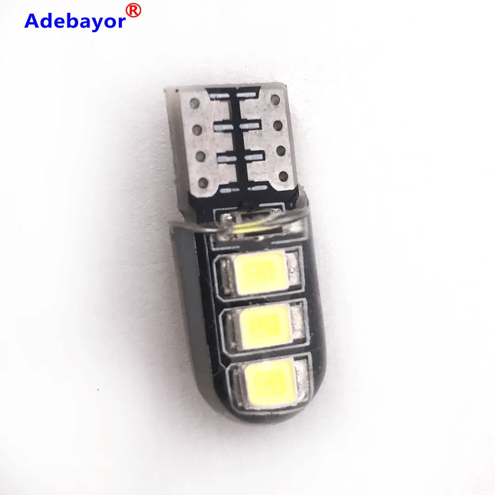 100pcs LED W5W T10 194 168 W5W 2835 6SMD Led   ڵ      CANBUS Ǹī  LED CarLight