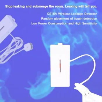 

433 MHz Frequency Low Power Consumption Home Water Level Alarm Overflow Wireless Leak Alarm Detector Hot