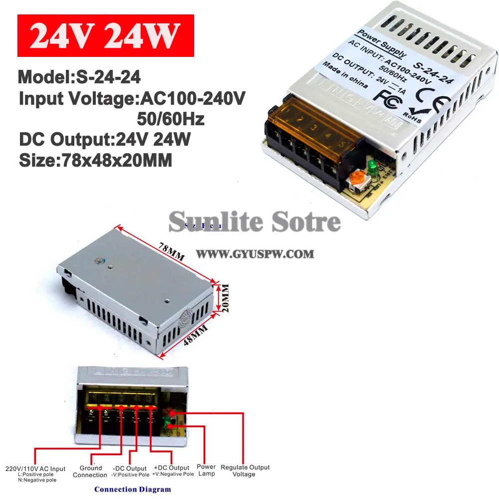 24V24W