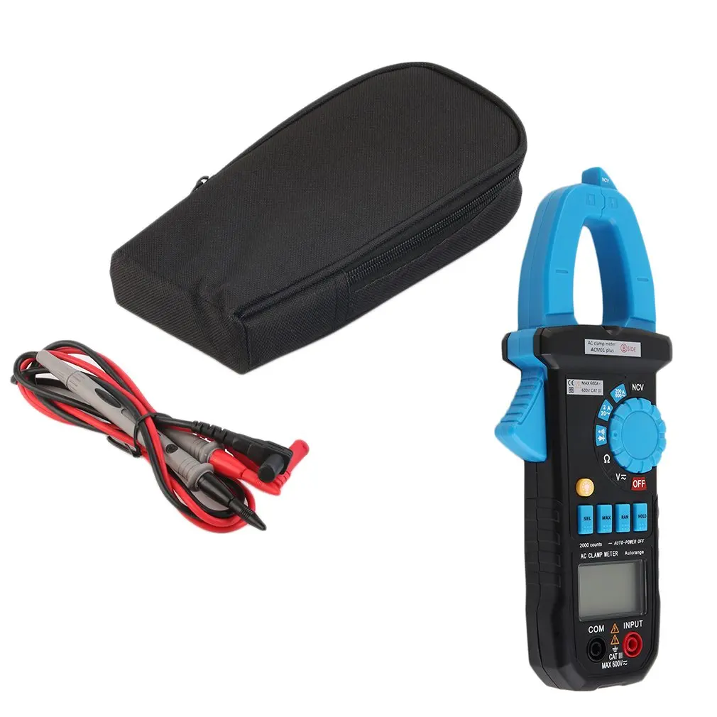 

BSIDE ACM01 PlUS Digital AC 600A AC 600V Clamp Multimeter Volt Amp Tester Worldwide Store