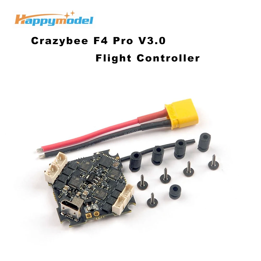 Happymodel F4 PRO V3.0 Контроллер полета BLHeli_S 10A 2-4S бесщеточный ESC для Frsky Flysky ресивера Cinecan 4K