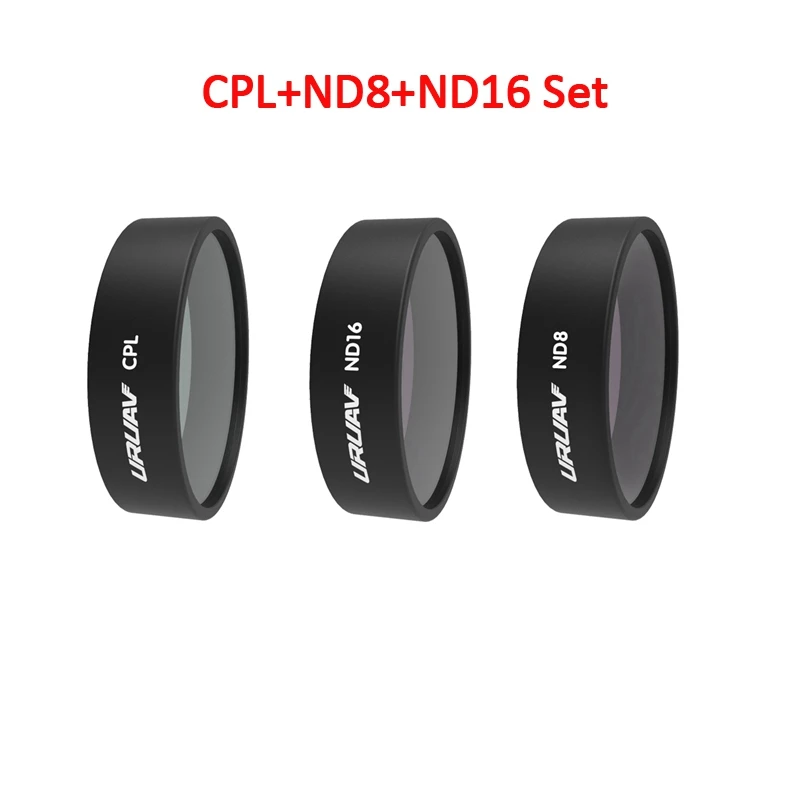 3 Lens Filter Set URUAV ND4/ND8/ND16/ND32/CPL/STAR/UV фильтр для объектива для камеры FIMI X8 SE HD 4K - Цвет: 3 Lens Filter Set