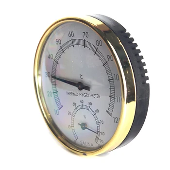 

10cm Hot Tub Small Bathroom 2 In 1 Digital Hygrometer Sauna Thermometer Professional Heat Resistant Round Accessories Portable