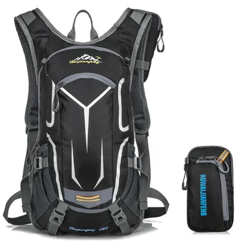 

Outdoor Quick Drying Bicycle Bag Cycling Backpack Bike Water Bag Climbing Travel Hydration Backpack with Detachable Helmet Net