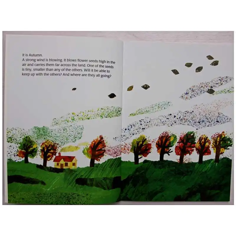 The Tiny Seed от Эрик Карл Обучающая книга с картинками на английском языке обучающая
