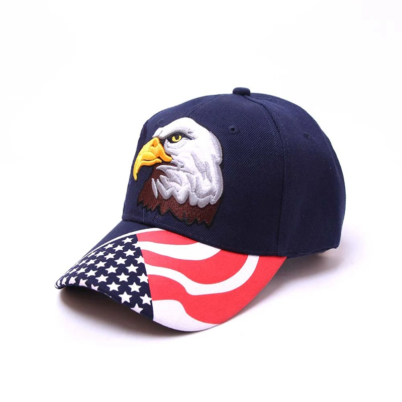 Высокое качество флаг США бейсболка для мужчин и женщин Орел Snapback шляпа папы костяная Уличная Повседневная Солнцезащитная шляпа для гольфа бейсболка