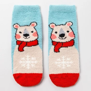 

Women's terry-foam socks, color red, size 21-25 (shoe size 36-40)