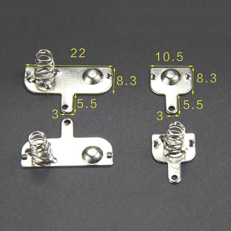 50 Pairs Positive Negative Battery Spring Contact Plate Replacement For AAA Batteriesbattery