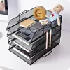 1 pcs Mesh Letter Book Magazine Holder A4 Paper Document Metal Iron Storage Rack File Tray For Office Desk Organizer Supply ► Photo 3/6