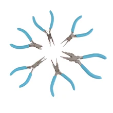 

XUQIAN High Quality Plastic Side Cutting Round Long Nose Pliers Tools with 12.6*5cm for Jewelry Making L0099