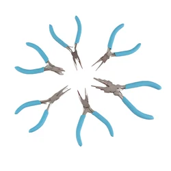 XUQIAN High Quality Plastic Side Cutting Round Long Nose Pliers Tools with 12.6*5cm for Jewelry Making L0099