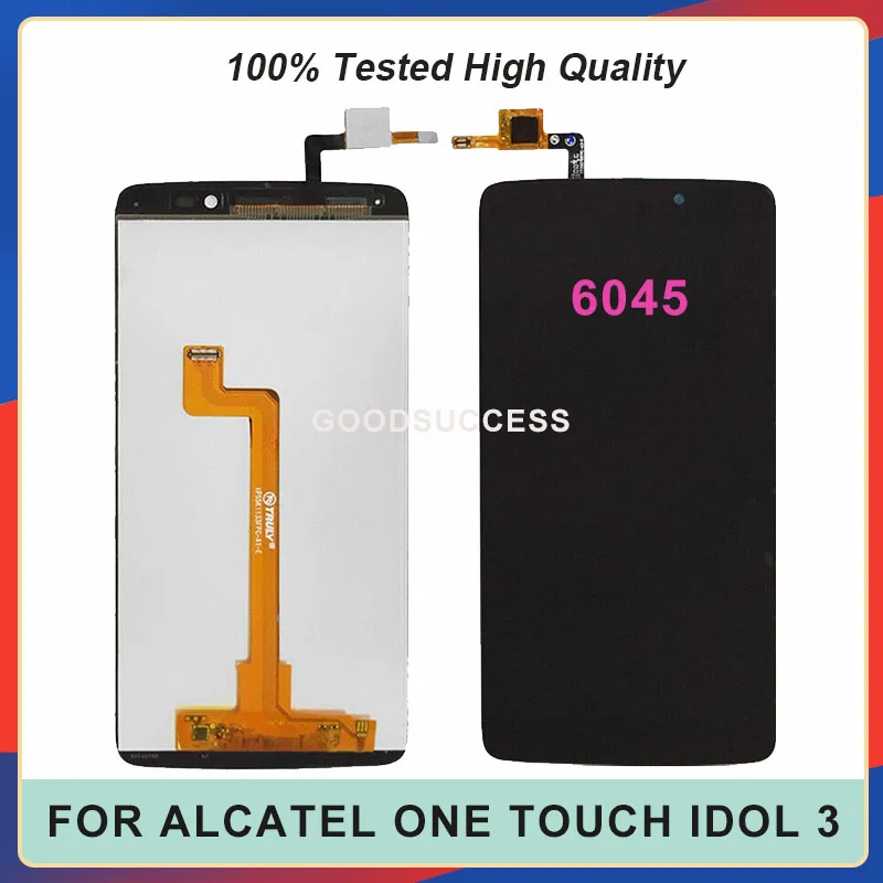 100% тестирование для Alcatel One Touch Idol 3 6045 дюйма OT6045 LCD 6045Y 6045F дисплей дигитайзер панель