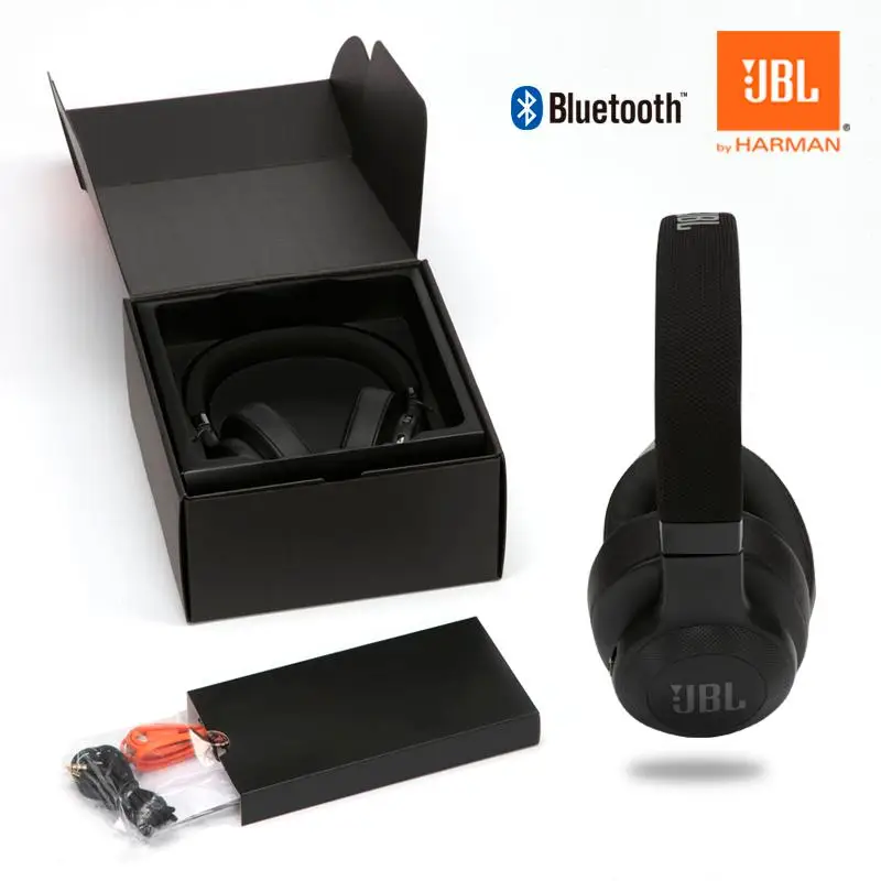 JBL E55BT Bluetooth Over Ear Headphones Black