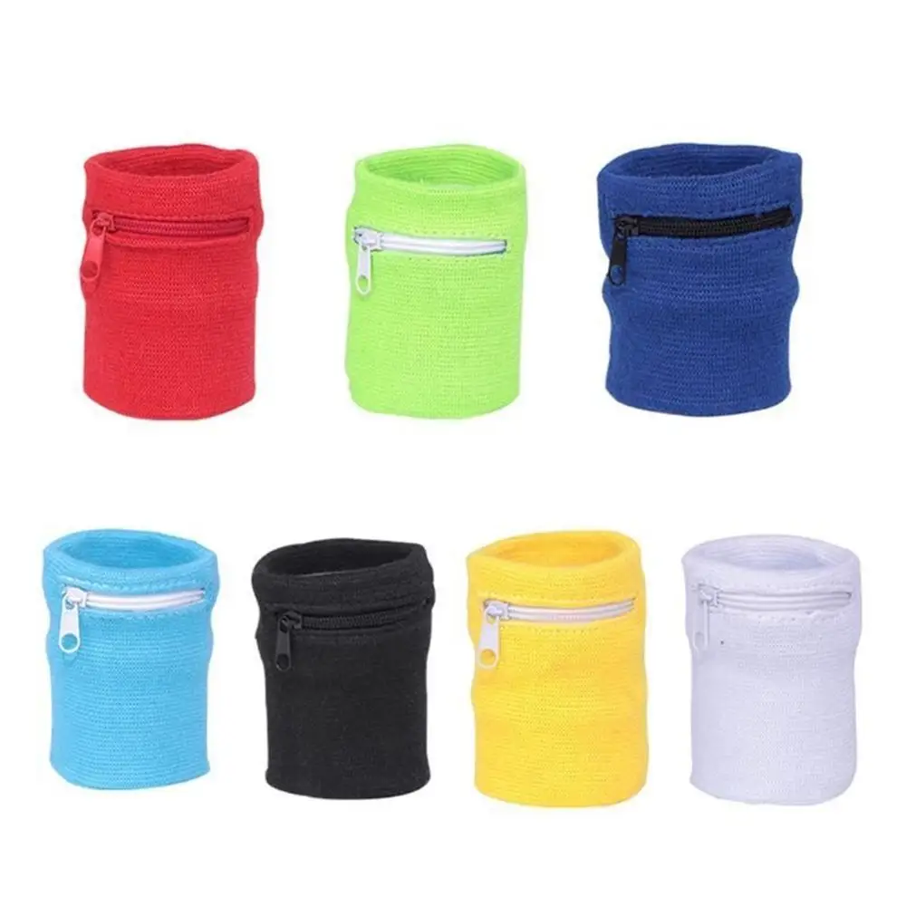 Zipper Wrist Wallet Pouch Running Sports Arm Band Bag For MP3 Key Card Storage