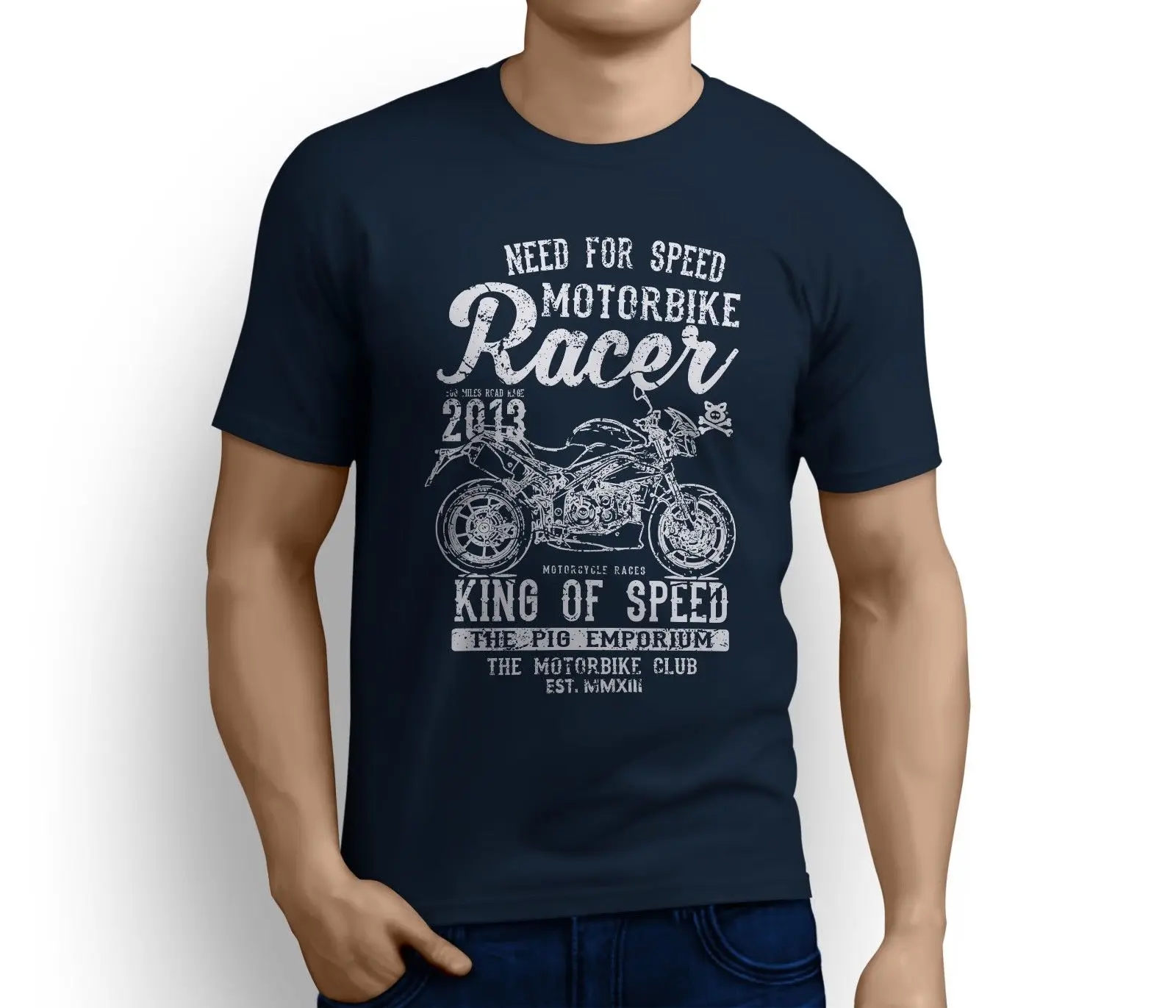 King of Speed Inspired by Triumph Four Art T-Shirtsummer Hot Sale New Tee Print Men T-Shirt Top |
