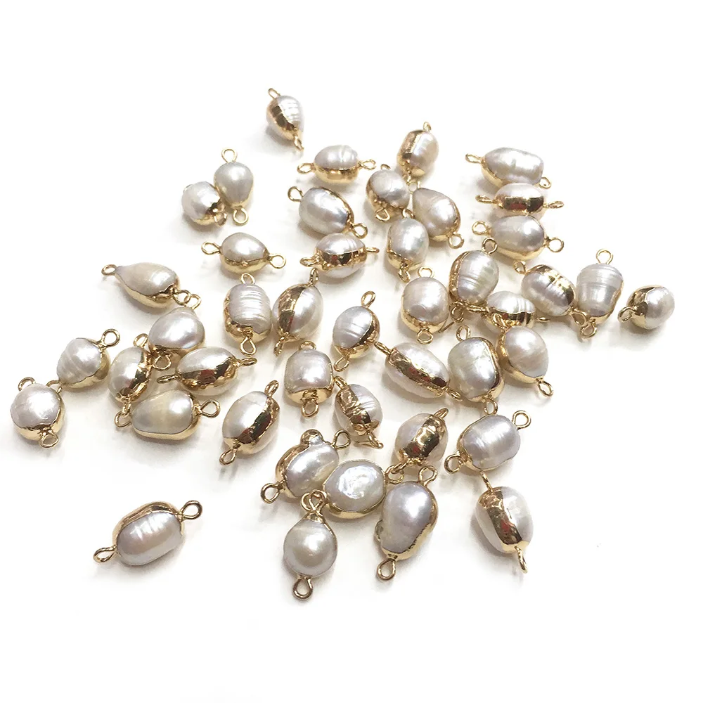 100 Colgantes De Perlas Falsas 8mm - DIY Joyería, ABS, Para Pulseras, Collares, Pendientes