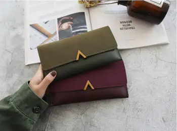 

2019 Lady Moneybags Women Leather Wallets Zipper Coin Purse Woman Money Cards ID Holder Bags Purses